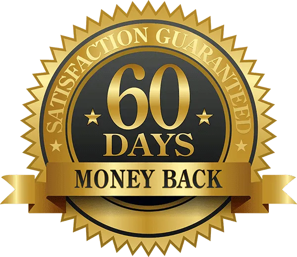 Gluco6 60-Day Money-Back Guarantee Badge